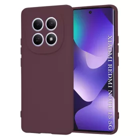   Techsuit - SoftFlex szilikon tok - Xiaomi Redmi Note 15 5G / Note 15 4G / Poco M8 5G - Bordó