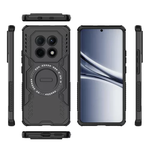 Techsuit - ArmorMag ütésálló tok - Xiaomi Redmi Note 15 5G / Poco M8 5G - Fekete