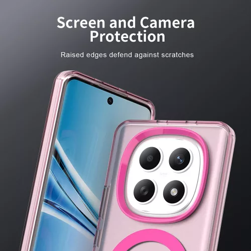 Techsuit - CandyCase MagSafe tok - Xiaomi Redmi Note 15 5G / Note 15 4G / Poco M8 5G - Rózsaszín