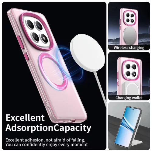 Techsuit - CandyCase MagSafe tok - Xiaomi Redmi Note 15 5G / Note 15 4G / Poco M8 5G - Rózsaszín