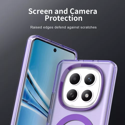 Techsuit - CandyCase MagSafe tok - Xiaomi Redmi Note 15 5G / Note 15 4G / Poco M8 5G - Lila