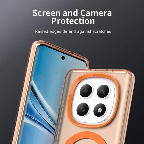 Techsuit - CandyCase MagSafe tok - Xiaomi Redmi Note 15 5G / Note 15 4G / Poco M8 5G - Narancssárga
