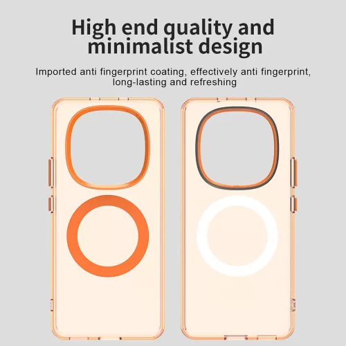 Techsuit - CandyCase MagSafe tok - Xiaomi Redmi Note 15 5G / Note 15 4G / Poco M8 5G - Narancssárga