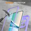 Techsuit - ColorVerse 360 tok kijelzővédővel - Xiaomi Redmi Note 15 5G / Poco M8 5G - Lila