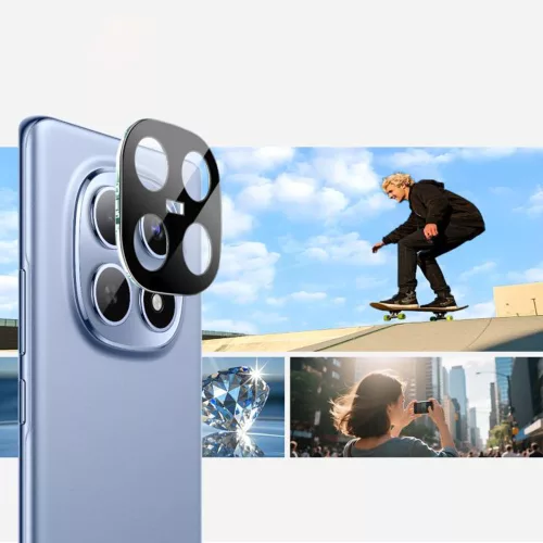 Techsuit - Full Camera - Kameravédő üvegfólia - Xiaomi Redmi Note 15 5G / Poco M8 5G - Fekete