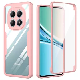   Techsuit - ColorVerse 360 tok kijelzővédővel - Xiaomi Redmi Note 15 4G - Rózsaszín