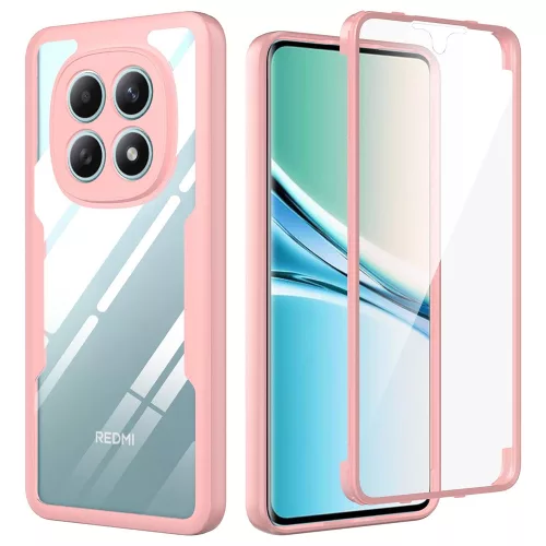 Techsuit - ColorVerse 360 tok kijelzővédővel - Xiaomi Redmi Note 15 4G - Rózsaszín