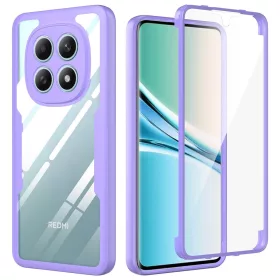   Techsuit - ColorVerse 360 tok kijelzővédővel - Xiaomi Redmi Note 15 4G - Lila