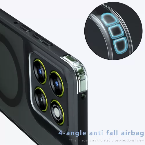 Techsuit - PureFrost MagSafe Ütésálló tok Ütésálló tok - Motorola Signature - Matt fekete