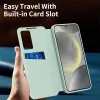 Techsuit - SmartView kinyitható tok - Samsung Galaxy A37 5G - Zöld