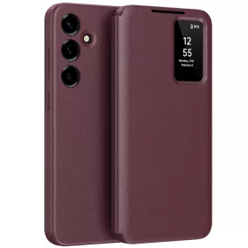   Techsuit - SmartView kinyitható tok - Samsung Galaxy A37 5G - Piros