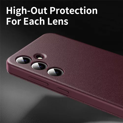 Techsuit - SmartView kinyitható tok - Samsung Galaxy A37 5G - Piros