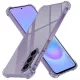 Techsuit - Shockproof Átlátszó Ütésálló Szilikon tok - Samsung Galaxy A57 5G - Átlátszó fekete