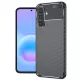 Techsuit - CarbonFiber szilikon tok - Samsung Galaxy A57 5G - Fekete