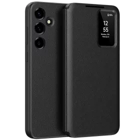   Techsuit - SmartView kinyitható tok - Samsung Galaxy A57 5G - Fekete