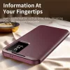 Techsuit - SmartView kinyitható tok - Samsung Galaxy A57 5G - Piros