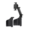 Acefast- Autós tartó (D63) - with 2 Bases, Reliable Clamps, One-key Opening, Flexible Rod, Csúszásgátló szilikon, Univerzális - Black