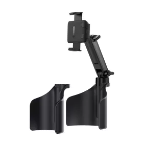   Acefast- Autós tartó (D63) - with 2 Bases, Reliable Clamps, One-key Opening, Flexible Rod, Csúszásgátló szilikon, Univerzális - Black