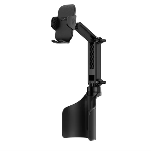 Acefast- Autós tartó (D63) - with 2 Bases, Reliable Clamps, One-key Opening, Flexible Rod, Csúszásgátló szilikon, Univerzális - Black