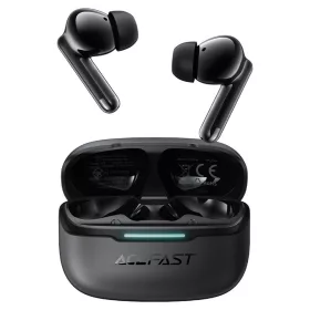   Acefast - Wireless Earbuds (W5) - In-Ear Design, TWS, 6-Mics Hybrid ANC, Dual-mic ENC, BT5.4, IPX4 - bLACK