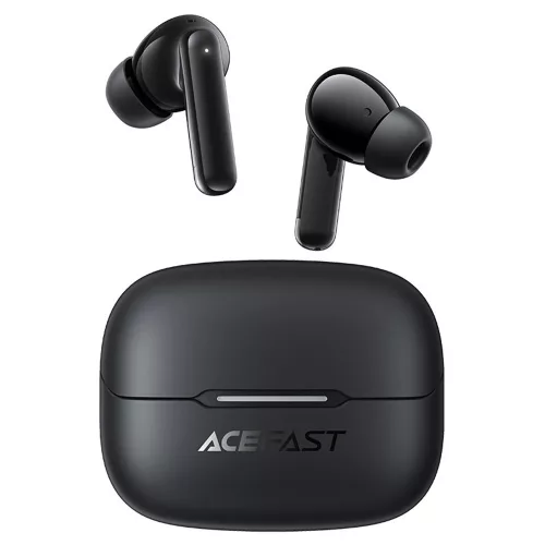Acefast - Wireless Earbuds (W5) - In-Ear Design, TWS, 6-Mics Hybrid ANC, Dual-mic ENC, BT5.4, IPX4 - bLACK