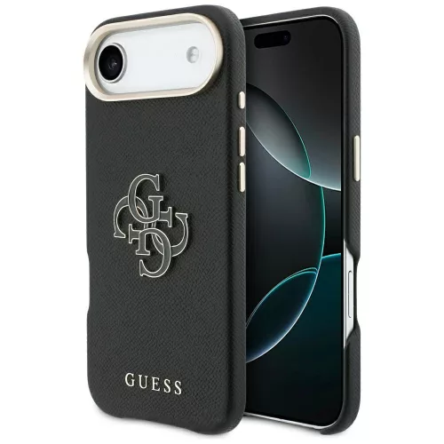 Guess - Keménytok Logó (GUHCP17M5PS4RGGK) - iPhone 17 Air - Fekete