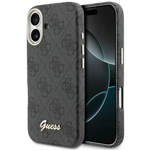 Guess - 4G Felirat MagSafe (GUHMP17S5P4FWMSK) - iPhone 17 - Fekete