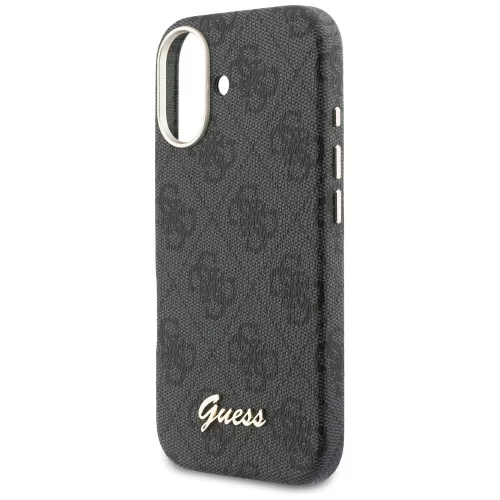 Guess - 4G Felirat MagSafe (GUHMP17S5P4FWMSK) - iPhone 17 - Fekete