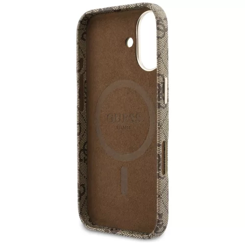 Guess - 4G Felirat MagSafe (GUHMP17S5P4FWMSW) - iPhone 17 - Barna