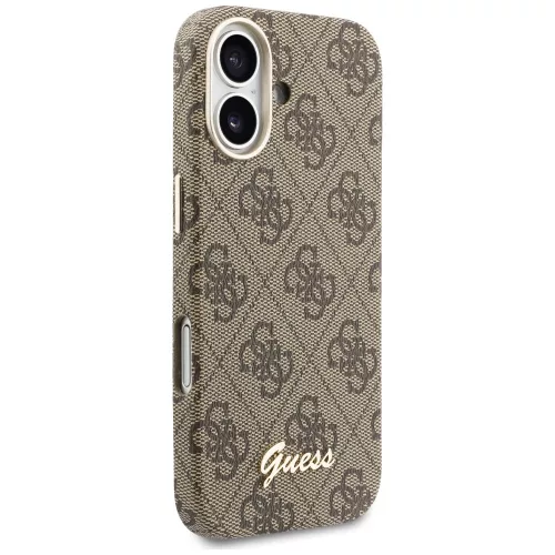 Guess - 4G Felirat MagSafe (GUHMP17S5P4FWMSW) - iPhone 17 - Barna
