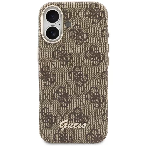 Guess - 4G Felirat MagSafe (GUHMP17S5P4FWMSW) - iPhone 17 - Barna