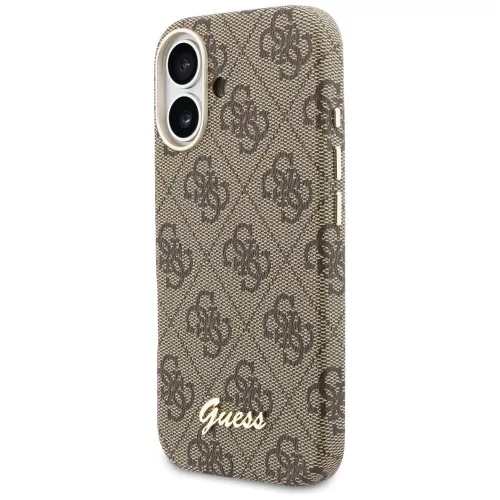 Guess - 4G Felirat MagSafe (GUHMP17S5P4FWMSW) - iPhone 17 - Barna