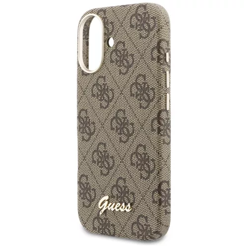 Guess - 4G Felirat MagSafe (GUHMP17S5P4FWMSW) - iPhone 17 - Barna