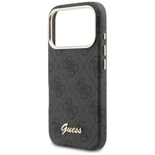 Guess - 4G Felirat MagSafe (GUHMP17L5P4FWMSK) - iPhone 17 Pro - Fekete