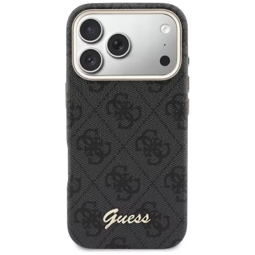 Guess - 4G Felirat MagSafe (GUHMP17L5P4FWMSK) - iPhone 17 Pro - Fekete