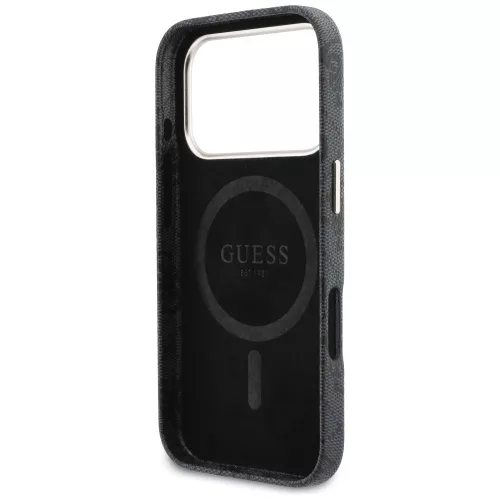 Guess - 4G Felirat MagSafe (GUHMP17L5P4FWMSK) - iPhone 17 Pro - Fekete