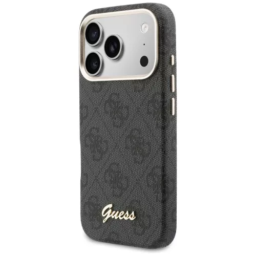 Guess - 4G Felirat MagSafe (GUHMP17L5P4FWMSK) - iPhone 17 Pro - Fekete