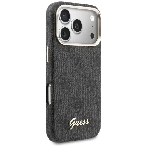 Guess - 4G Felirat MagSafe (GUHMP17L5P4FWMSK) - iPhone 17 Pro - Fekete