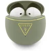 Guess - Vezeték nélküli fülhallgató Script Print (GUTWSA15HETN) - Fülbe helyezhető, Bluetooth, TWS, Kis kerek kialakítás - Khaki