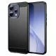 Techsuit - Carbon szilikon tok - Oppo Reno15 - Fekete