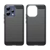 Techsuit - Carbon szilikon tok - Oppo Reno15 - Fekete