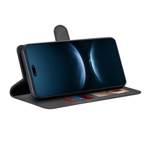 Techsuit - Diary Book kinyitható tok - Huawei nova 14 Pro - Fekete
