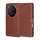 Techsuit - Leather Folio kinyitható tok - Honor Magic8 Pro - Barna