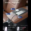 Spigen - Car Charger Essential EV603BT (ACP10515) - 3in1, USB, 2x Type-C, Built-in Retractable Cable, Fast Charging, 60W, 72cm - Black