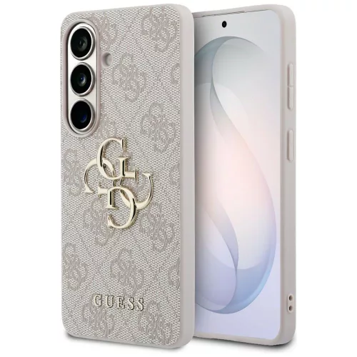 Guess - Keménytok 4G Nagy Fém Logó (GUHCS26S4GMGPI) - Samsung Galaxy S26 - Rózsaszín