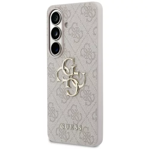 Guess - Keménytok 4G Nagy Fém Logó (GUHCS26S4GMGPI) - Samsung Galaxy S26 - Rózsaszín