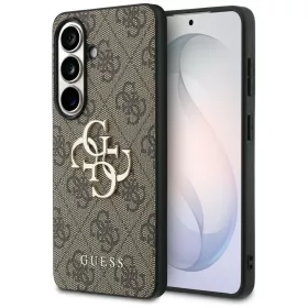   Guess - Keménytok 4G Nagy Fém Logó (GUHCS26S4GMGBR) - Samsung Galaxy S26 - Barna