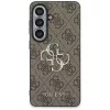 Guess - Keménytok 4G Nagy Fém Logó (GUHCS26S4GMGBR) - Samsung Galaxy S26 - Barna