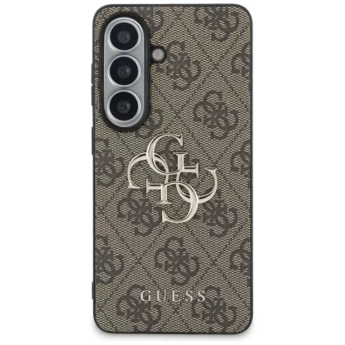 Guess - Keménytok 4G Nagy Fém Logó (GUHCS26S4GMGBR) - Samsung Galaxy S26 - Barna