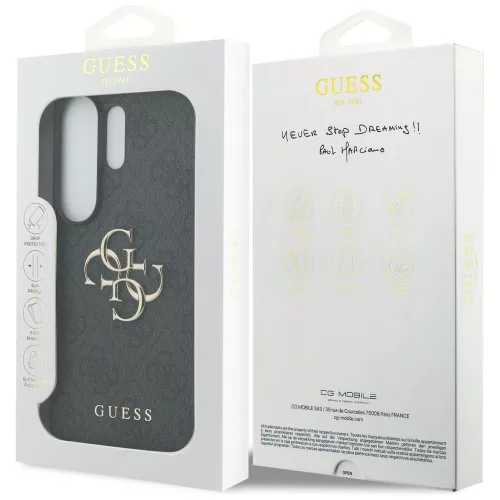 Guess - Keménytok 4G Nagy Fém Logó (GUHCS26L4GMGGR) - Samsung Galaxy S26 Ultra - Fekete